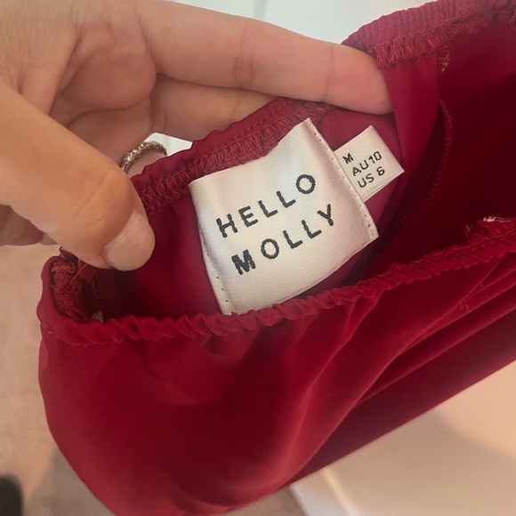 COPY - ANGELS IN AMERICA MIDI DRESS WINE - size M - Picture 5 of 8